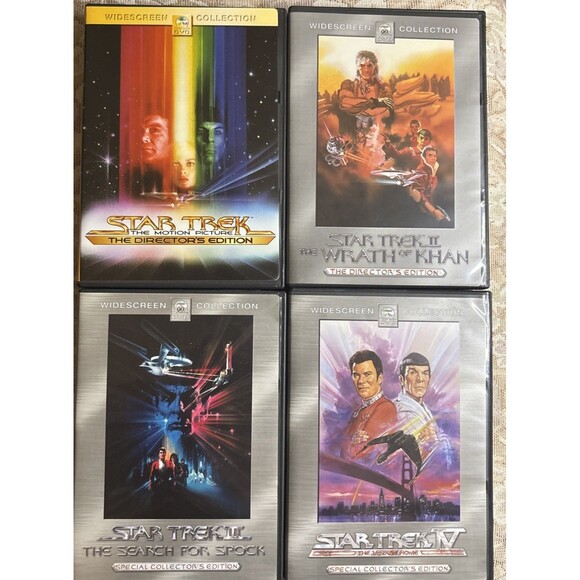 Star Trek 4-movie gift set (1, 2, 3, and 4) - Picture 1 of 5